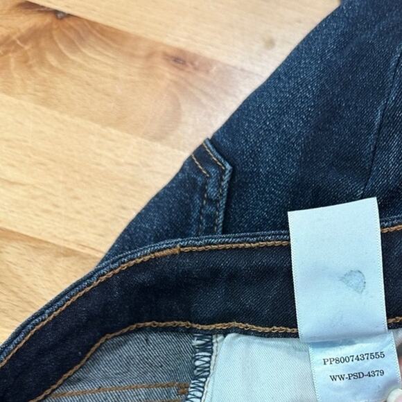 Everlane The Curvy Stretch High-Rise Skinny Jean size 24 Crop dark wash - Picture 8 of 8